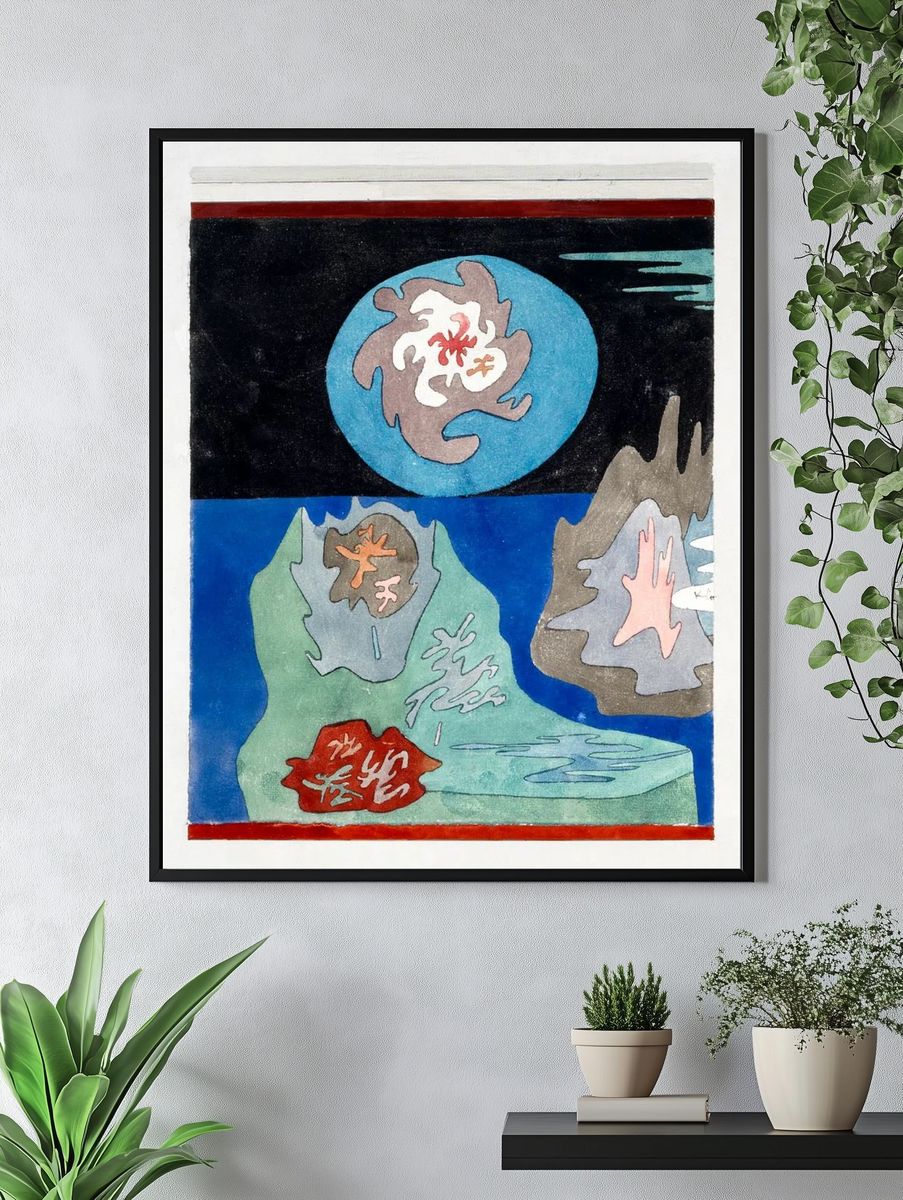 Abstract Landscape — Fine Art Print. — room view 4