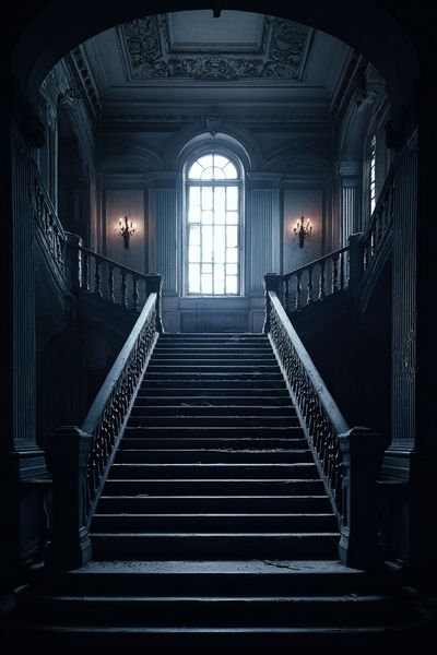 Grand Staircase — Fine Art Print. poster