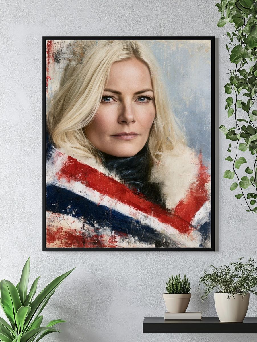 Blonde Portrait — Fine-Art Print. — room view 4