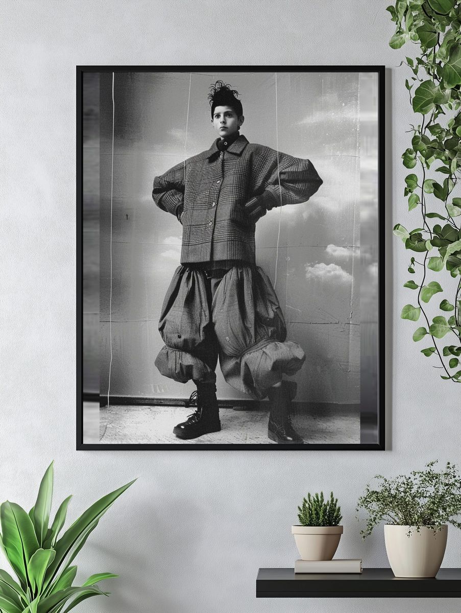 Avant-Garde Fashion Portrait Poster. — room view 4