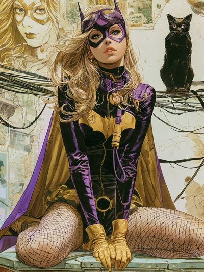 Batgirl Pop-Art Poster. poster
