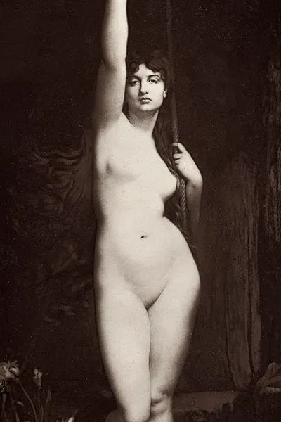 Sensual nude portrait, La Vérité. poster