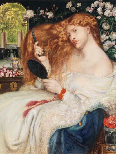 Lady Lilith (1867), vintage woman. poster print