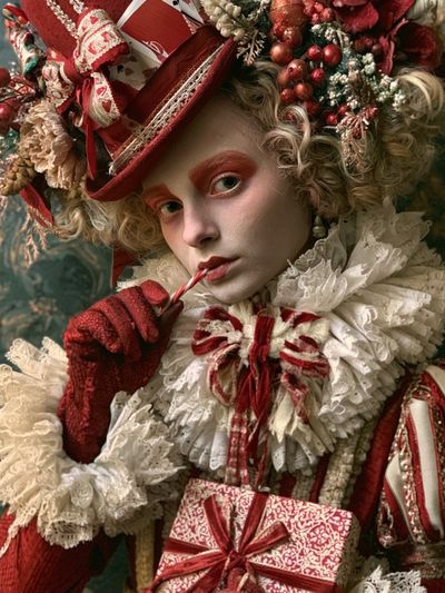 Vintage Clown Portrait Print.