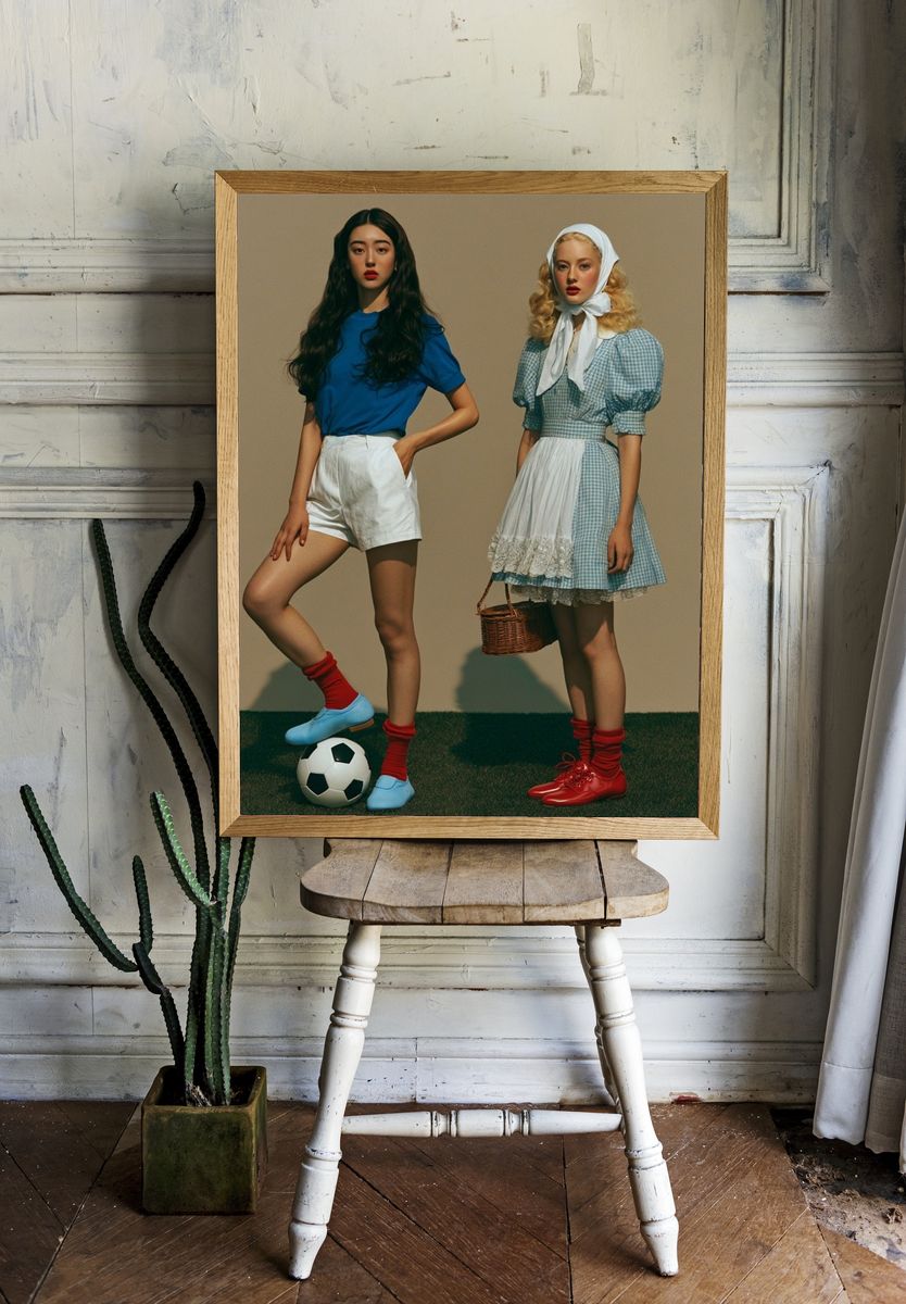 Fashion Portrait Photography Poster. — room view 1