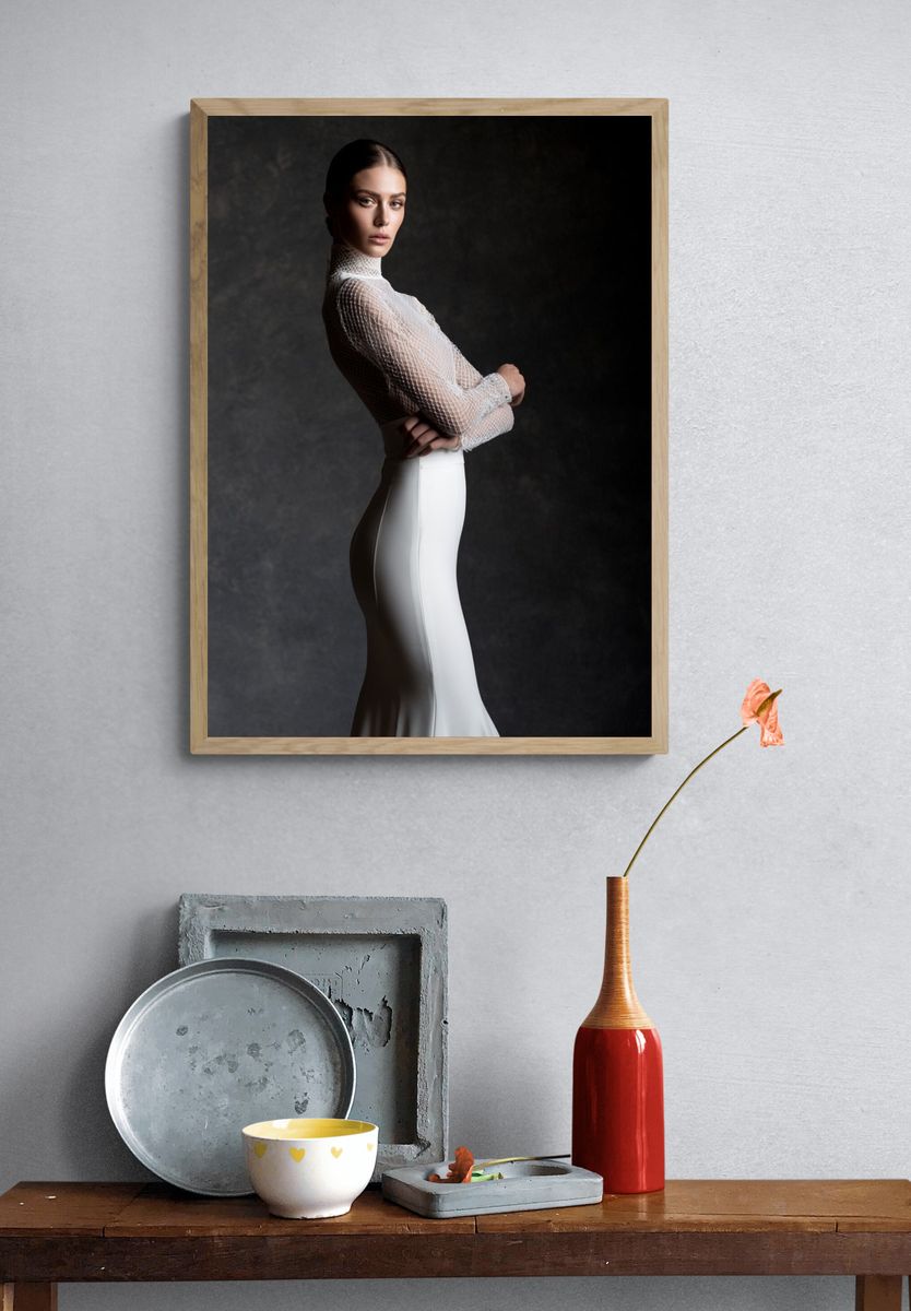 Elegant Fashion Portrait Poster. — room view 3