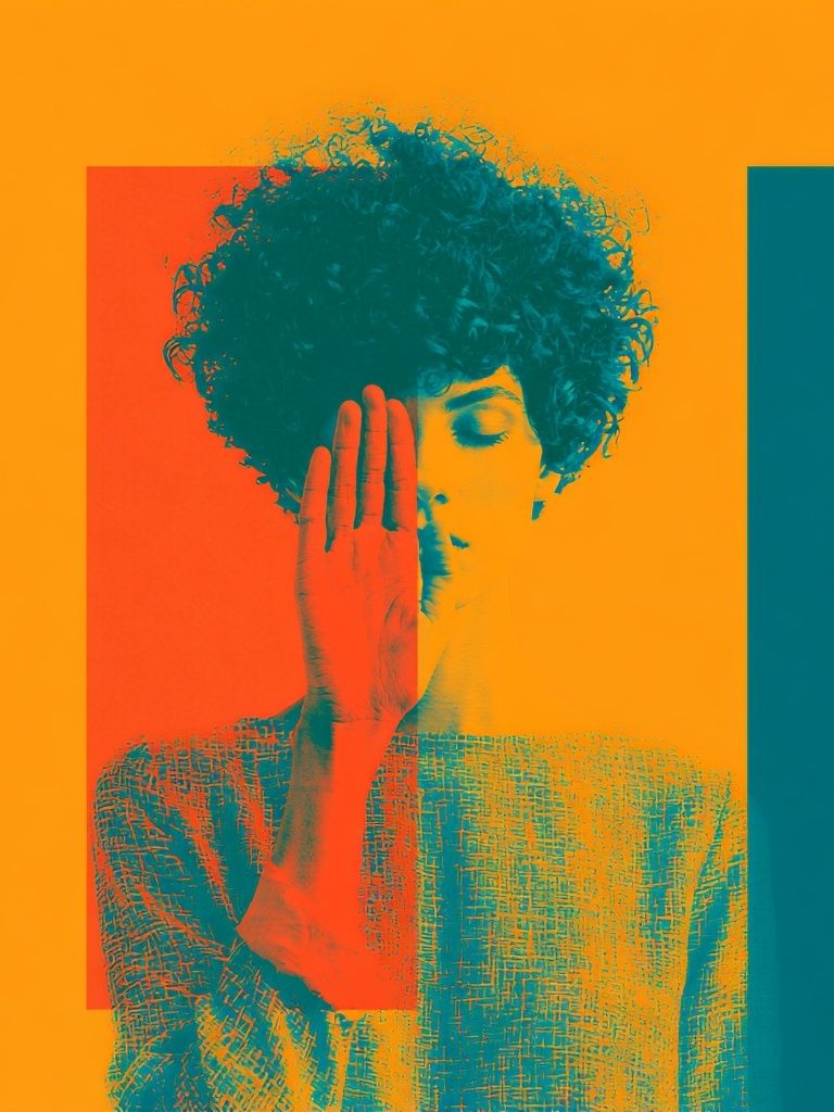 Pop Art Portrait Poster. poster detail