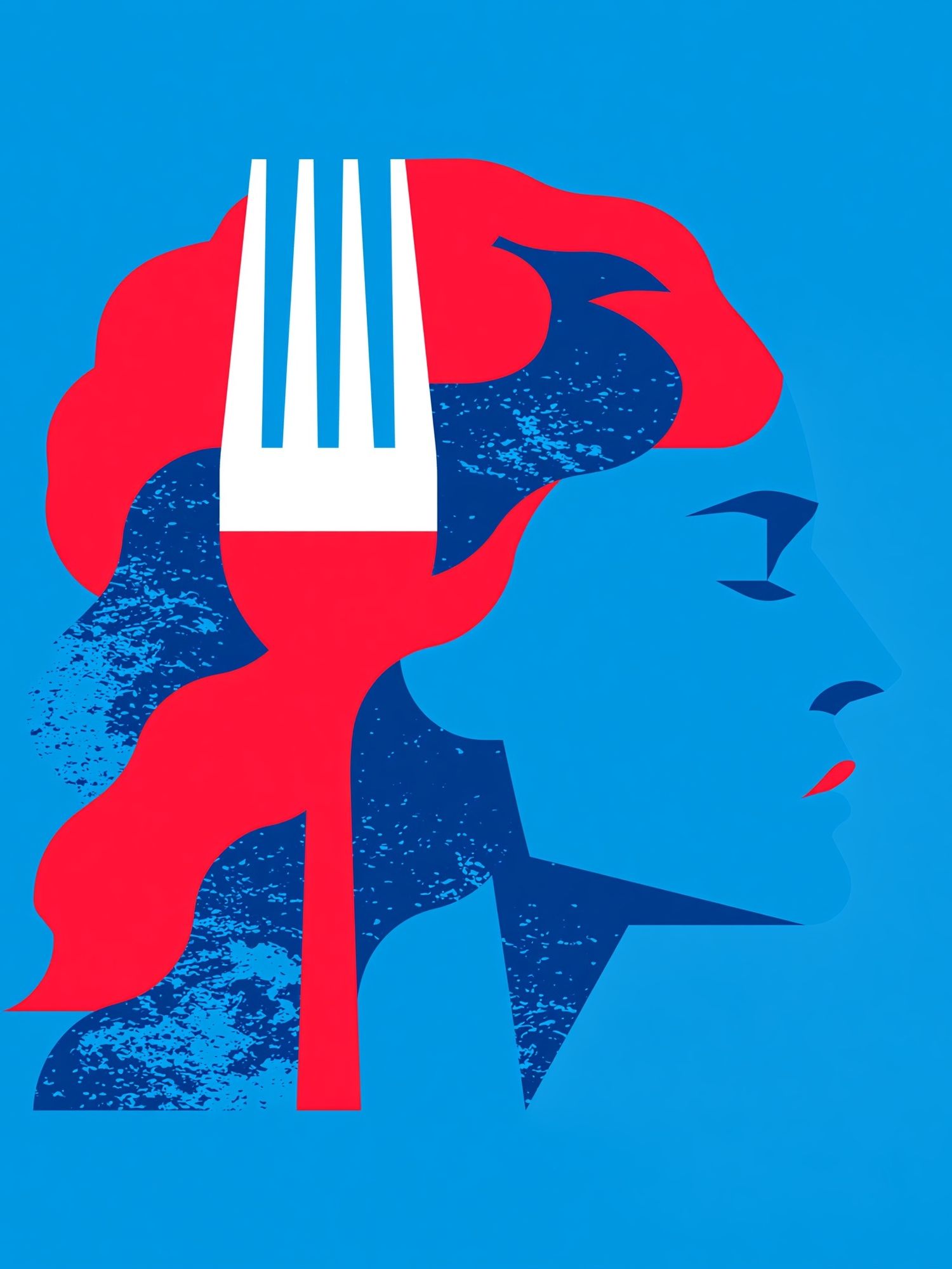 Pop Art Profile Poster. poster detail