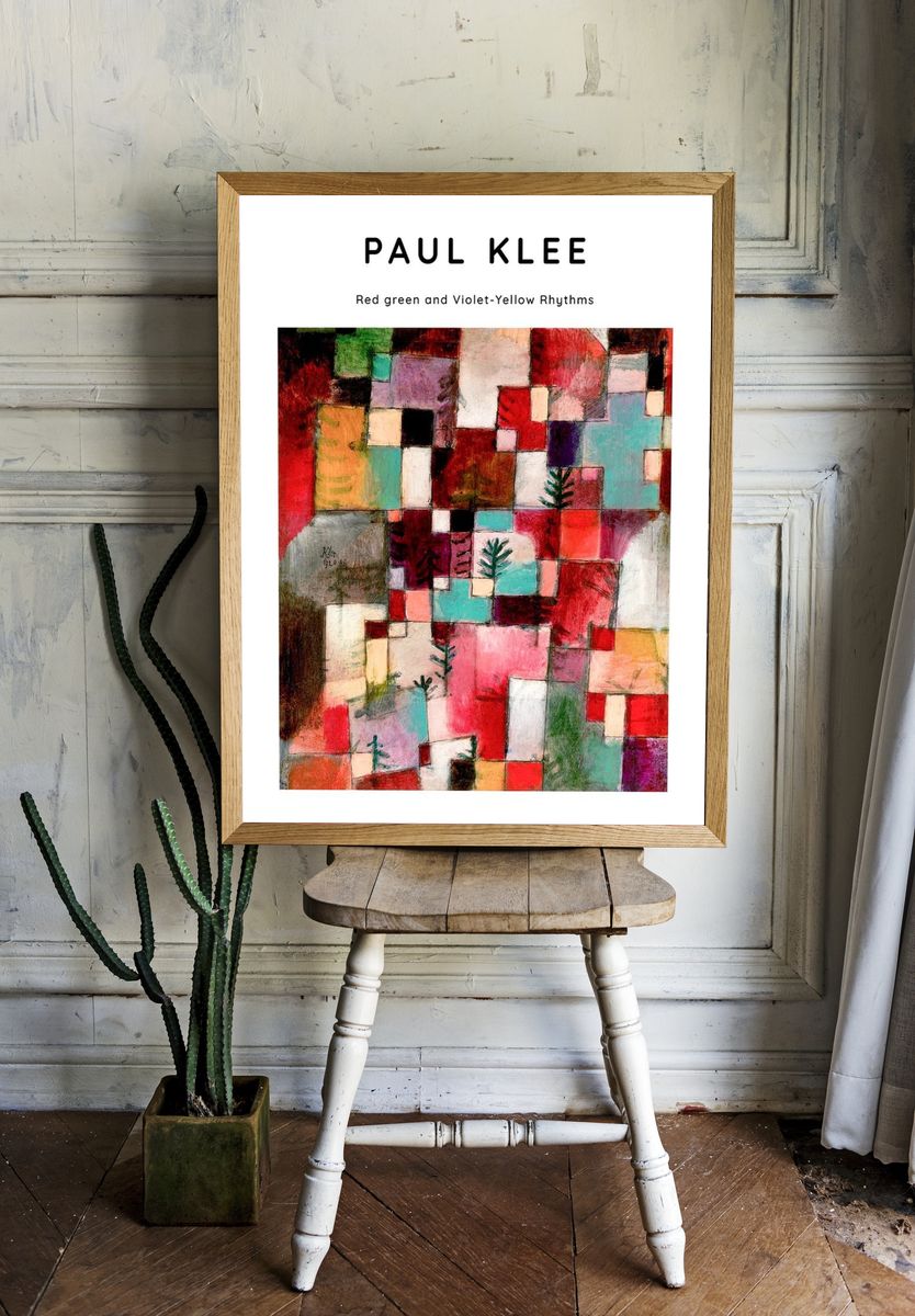 Paul Klee poster, famous Red. room preview