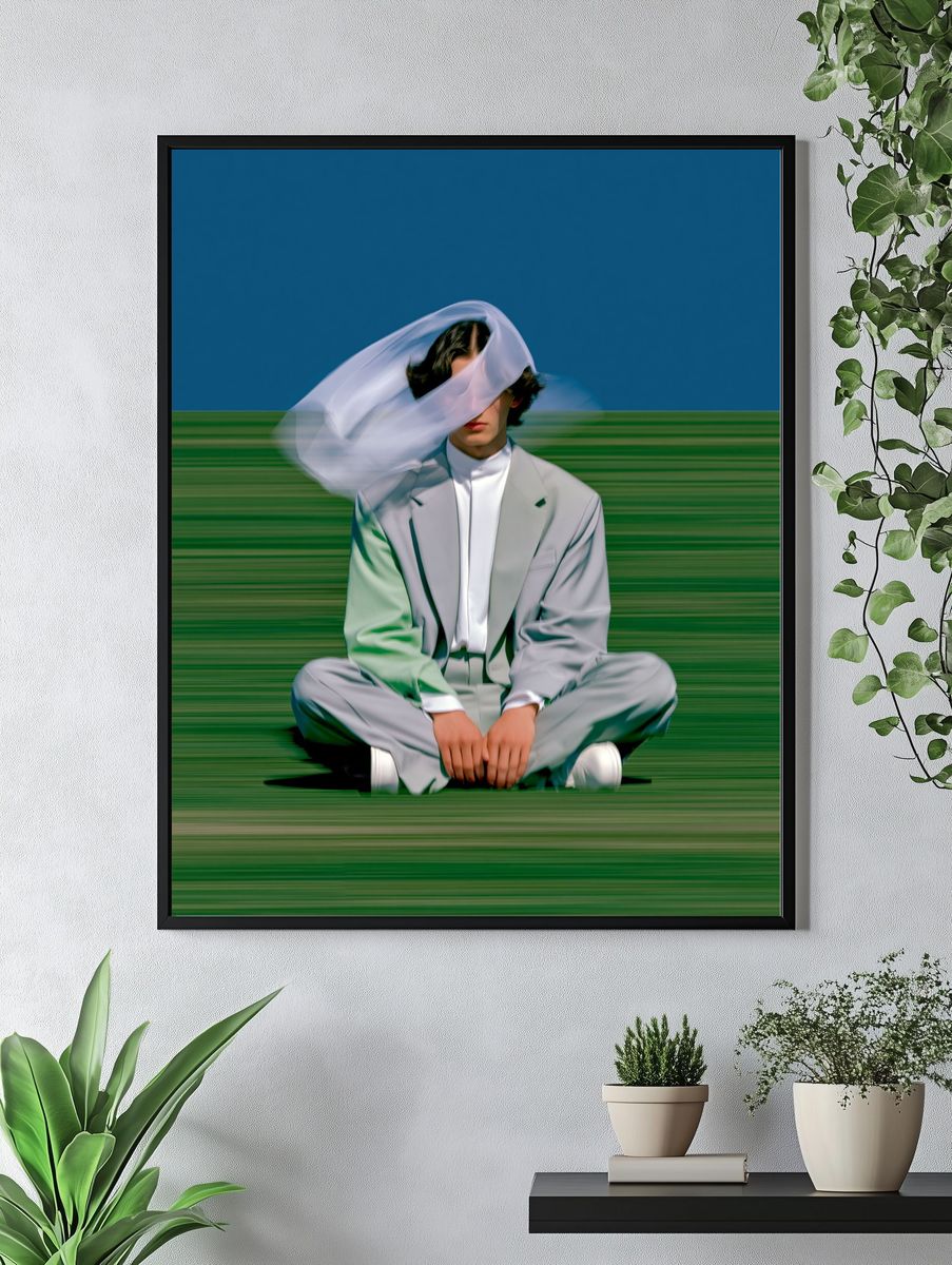 Blurred Fashion Portrait Poster. — room view 4