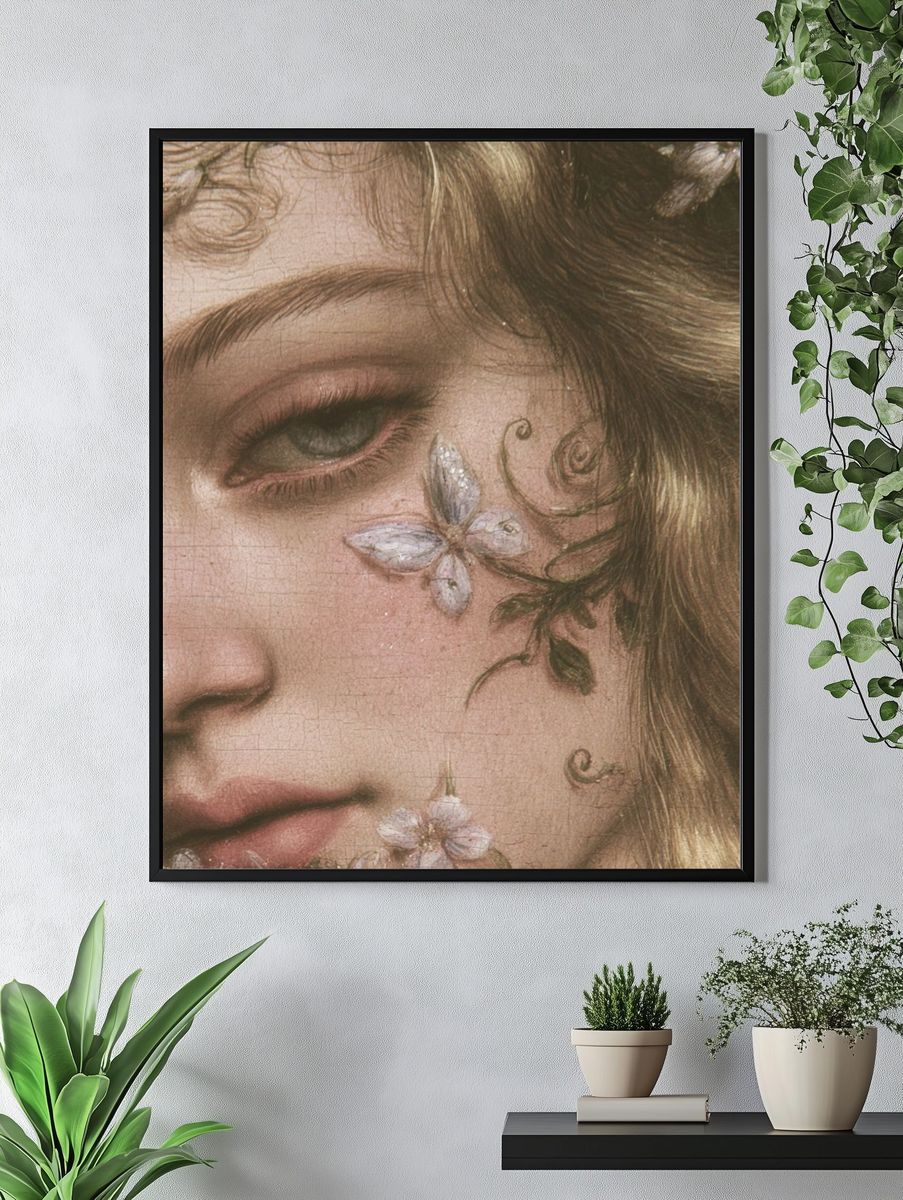Floral Portrait Fine-Art Print. — room view 4