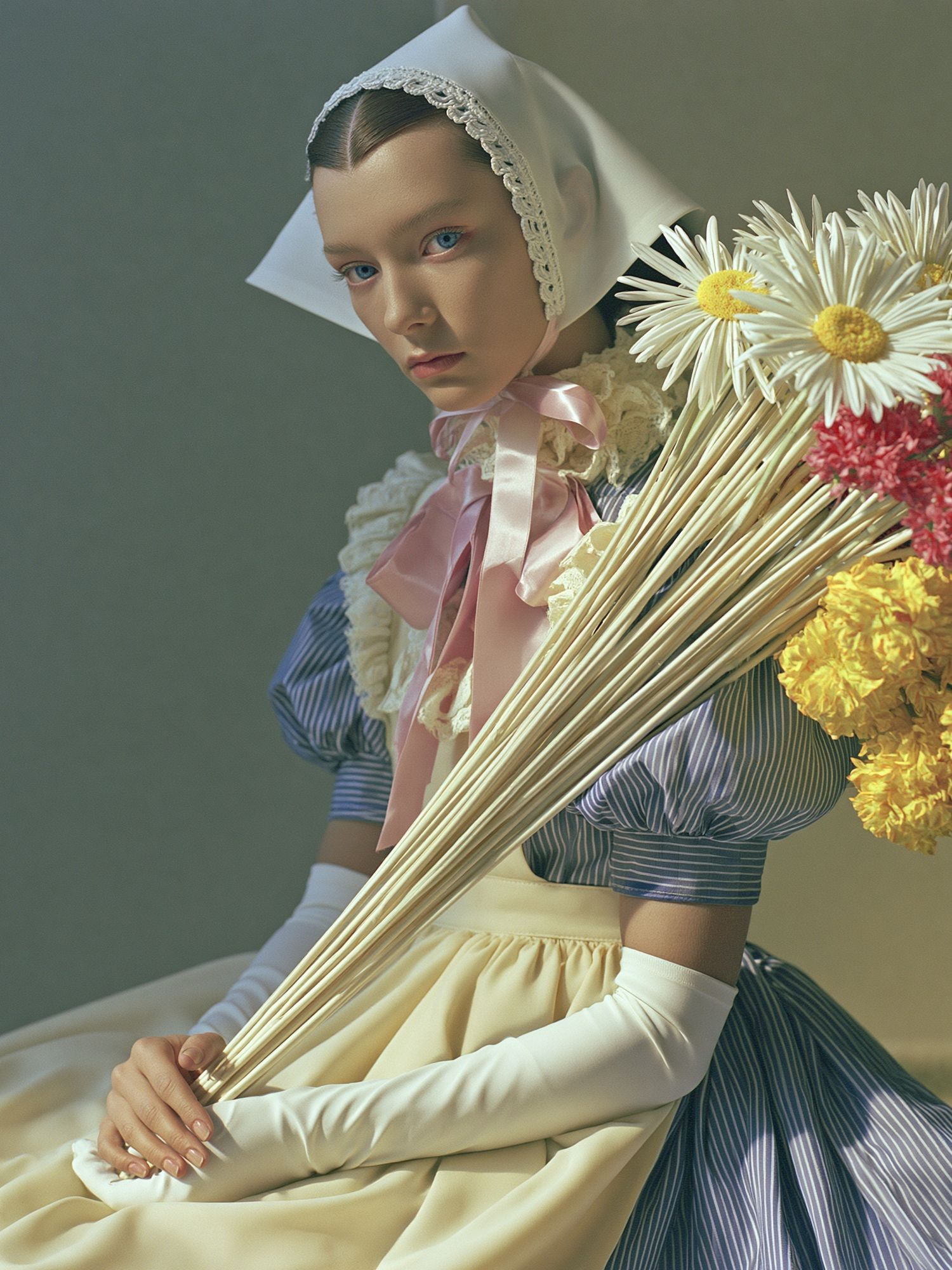 Floral Portrait Photography Poster. poster detail