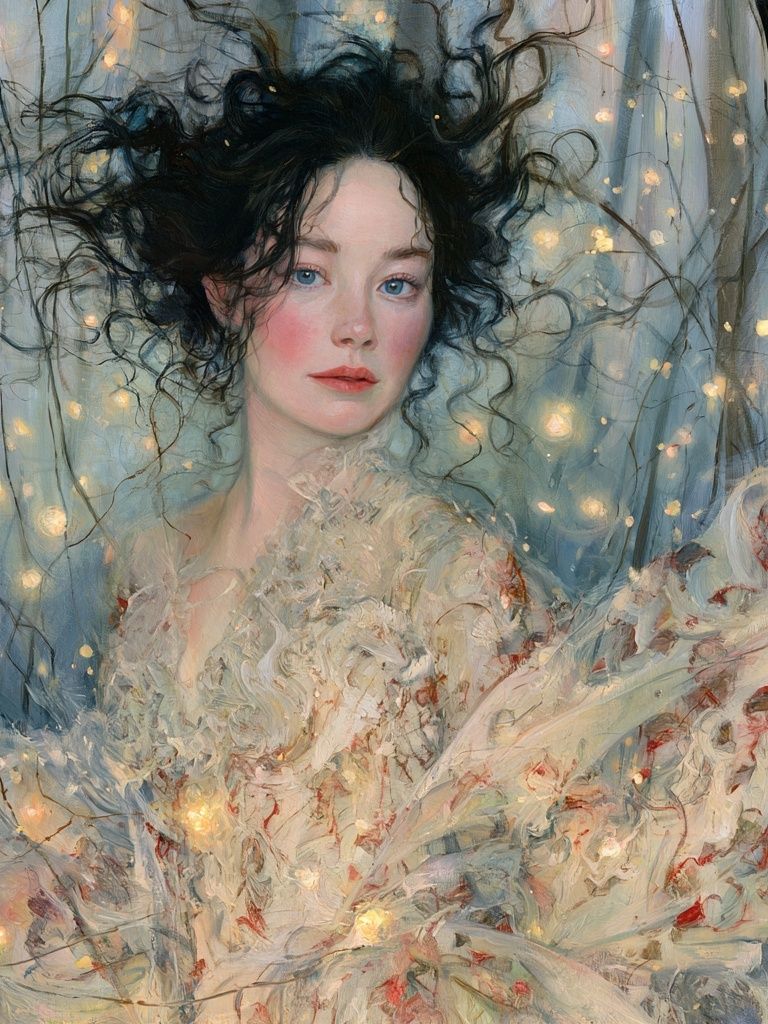 Dreamy Forest Portrait Fine-Art Print. poster detail