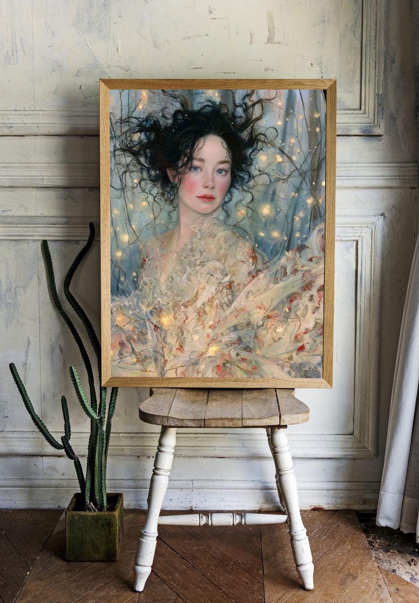 Dreamy Forest Portrait Fine-Art Print. — room view 1