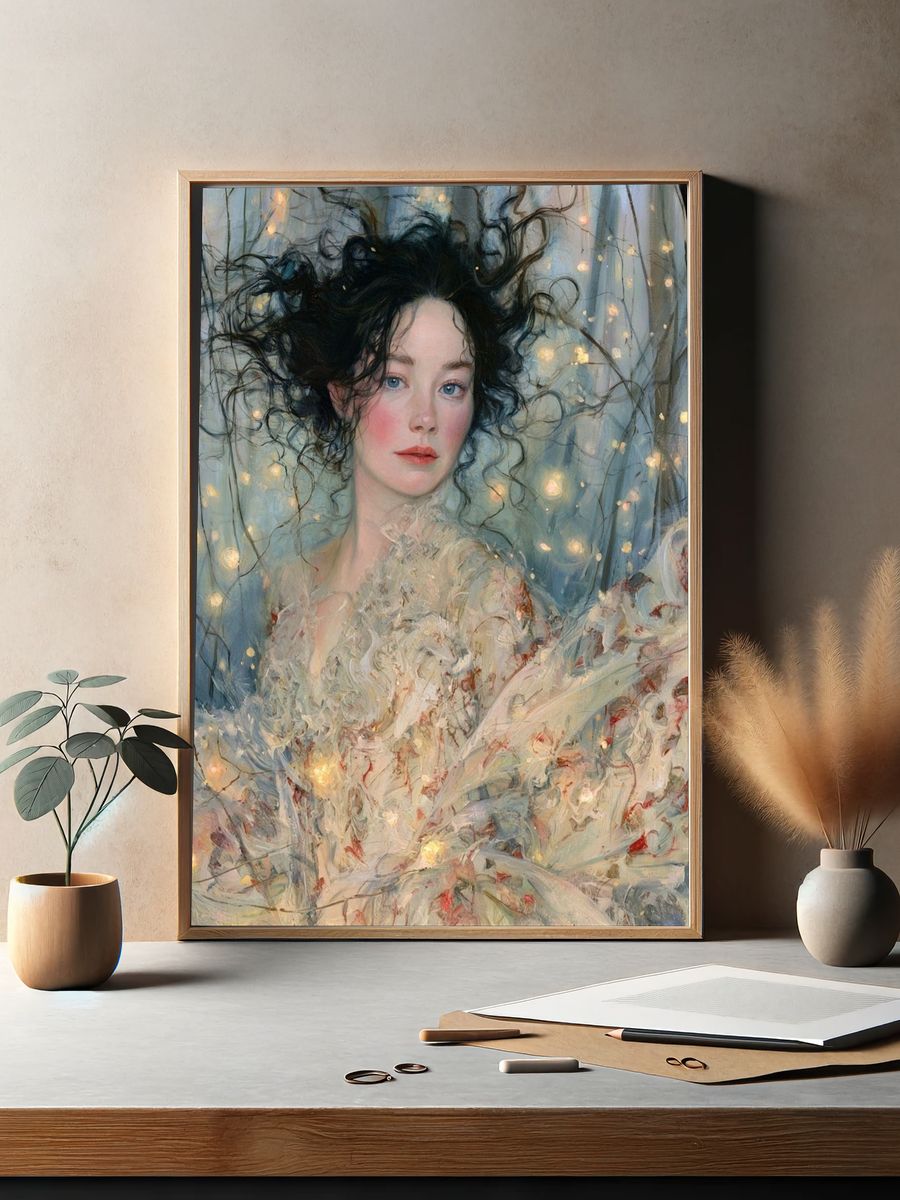 Dreamy Forest Portrait Fine-Art Print. — room view 2