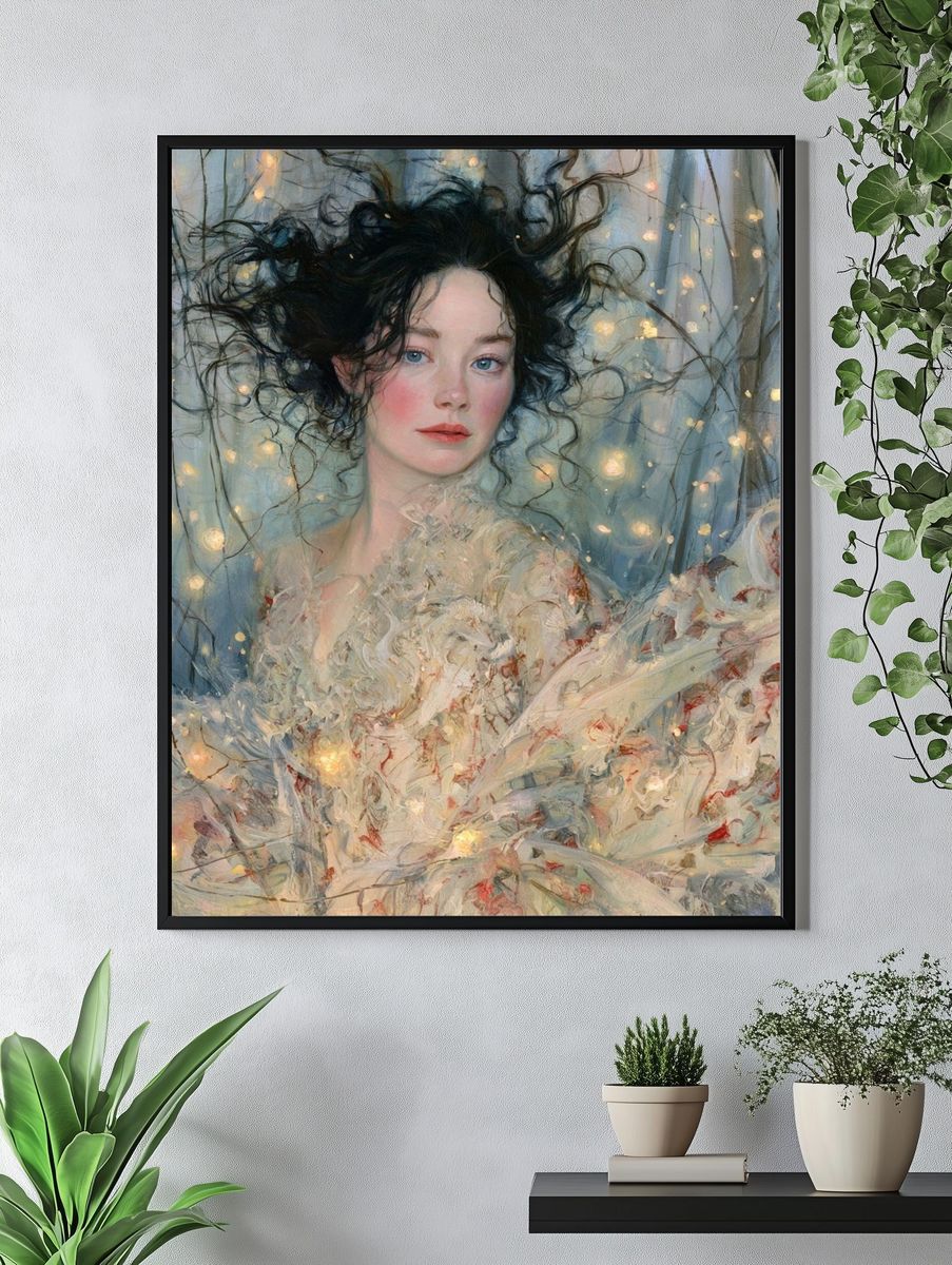 Dreamy Forest Portrait Fine-Art Print. — room view 4