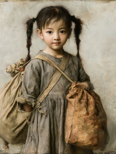 Young Girl Portrait Fine-Art Print.