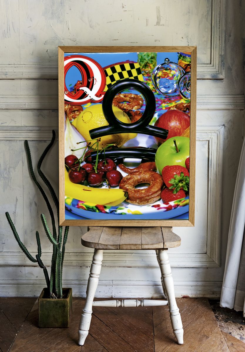 Pop Art Fruit Still Life Poster. room preview