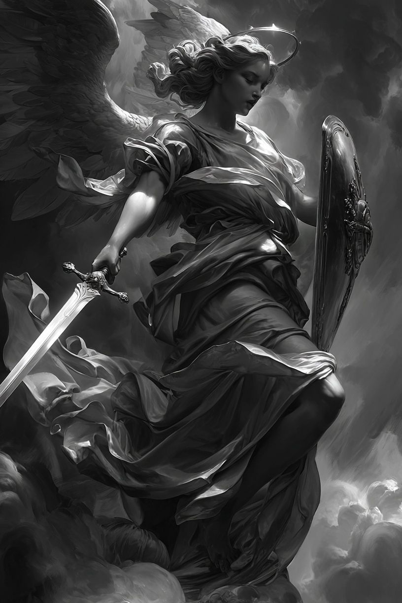 Guardian Angel — Fine Art Print. poster — fine-art art