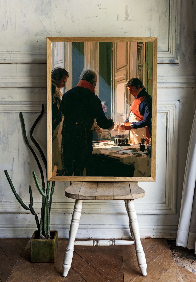 Napoleonic Banquet — Fine-Art Print. room preview