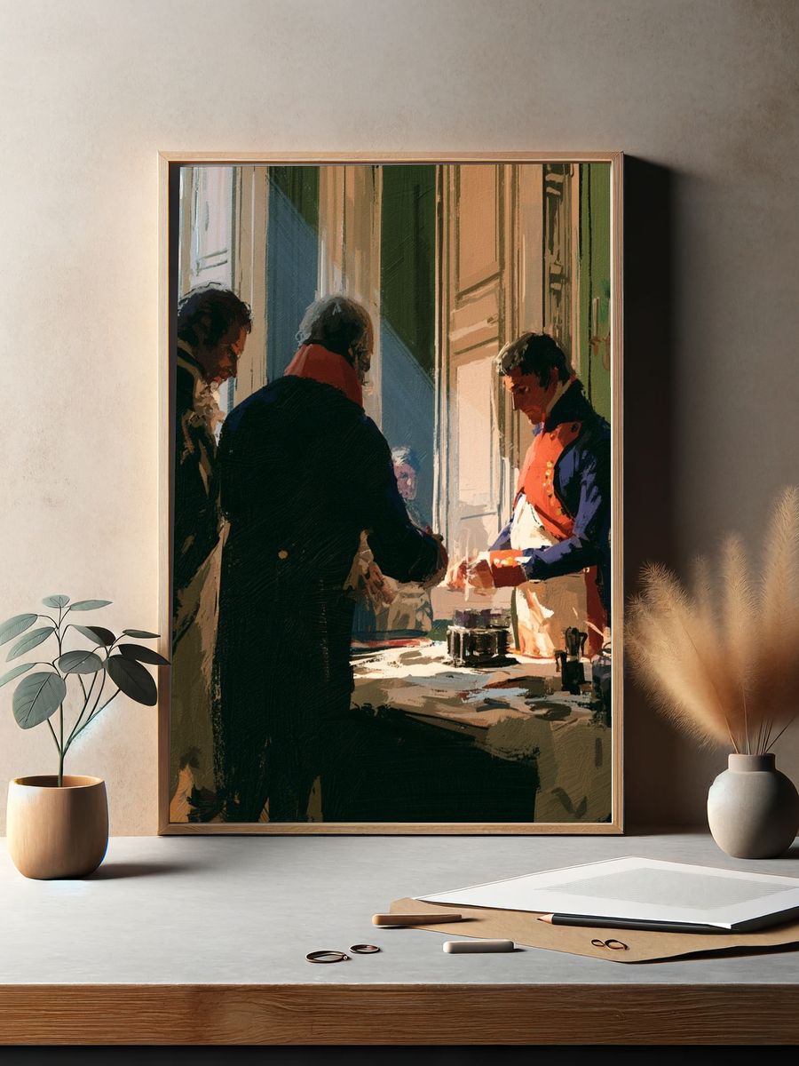 Napoleonic Banquet — Fine-Art Print. — room view 2