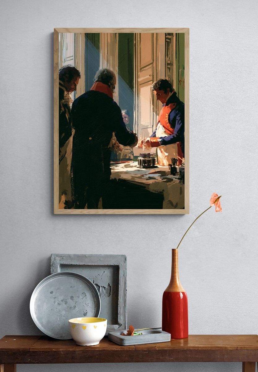 Napoleonic Banquet — Fine-Art Print. — room view 3