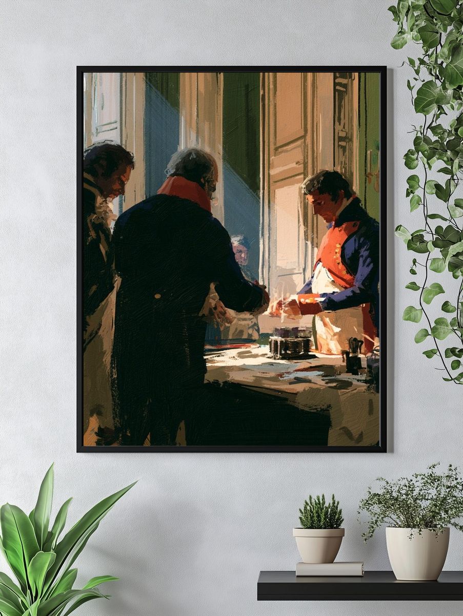 Napoleonic Banquet — Fine-Art Print. — room view 4
