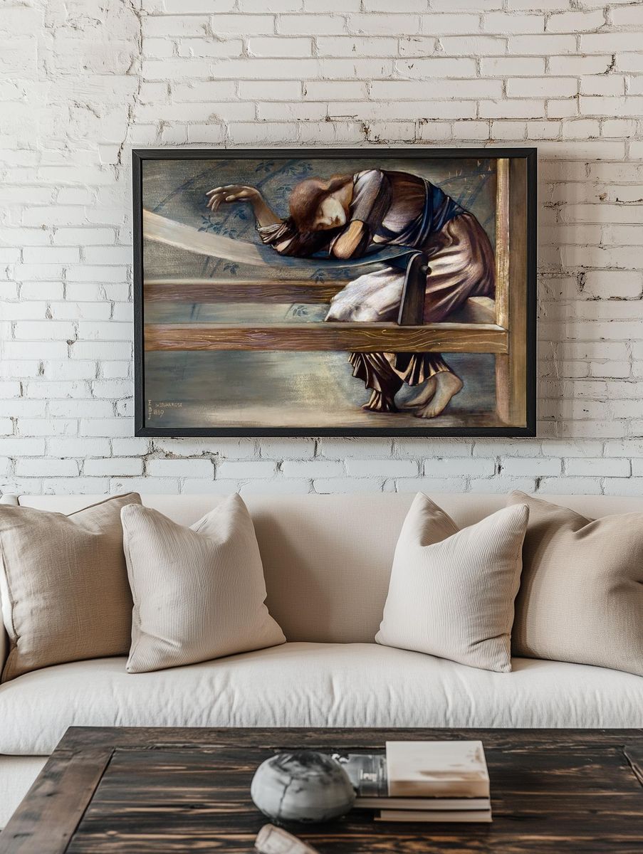 Sleeping Woman — Fine Art Print room preview