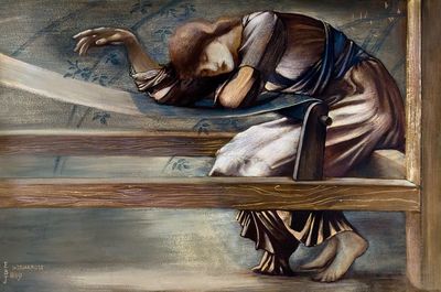 Sleeping Woman — Fine Art Print. poster print