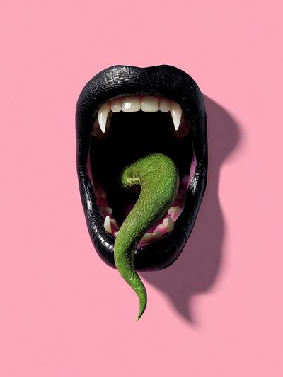 Venom Tongue Pop-Art Poster. poster