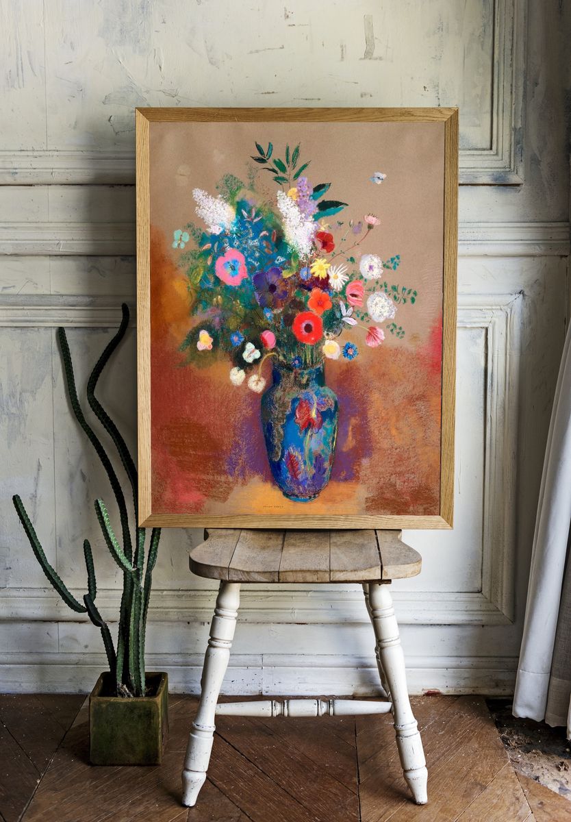 Bouquet Flowers (1900—1905) Odilon Redon. room preview