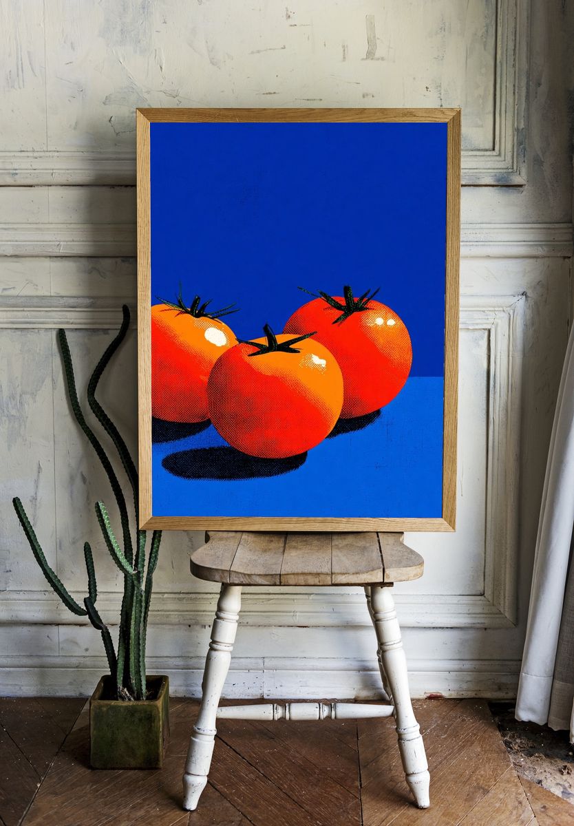 Pop Art Tomatoes Poster room preview