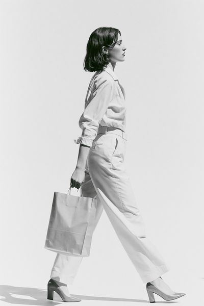 Fashion Portrait Black-White Poster. poster