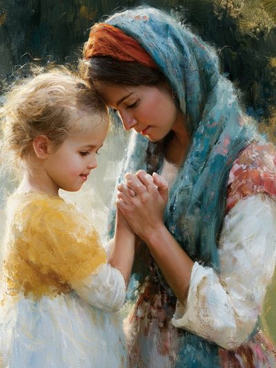 Mother and Child Fine-Art Poster. poster
