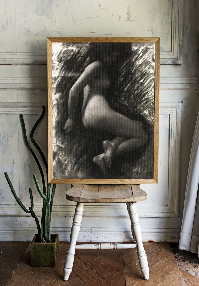 Nude Figure Study — Fine Art Print room preview
