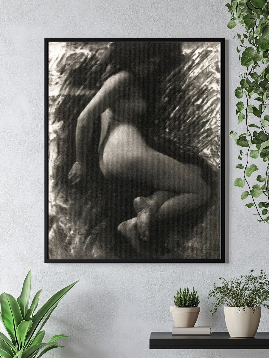 Nude Figure Study — Fine Art Print. — room view 4