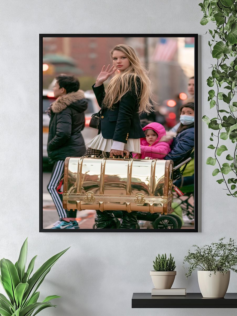 Street Fashion Portrait Poster. — room view 4