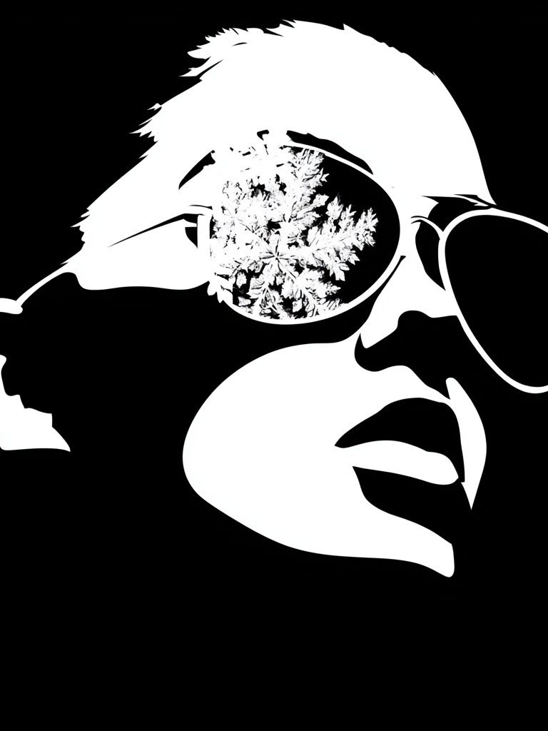 Andy Warhol Portrait Pop-Art Poster. poster — fine-art art