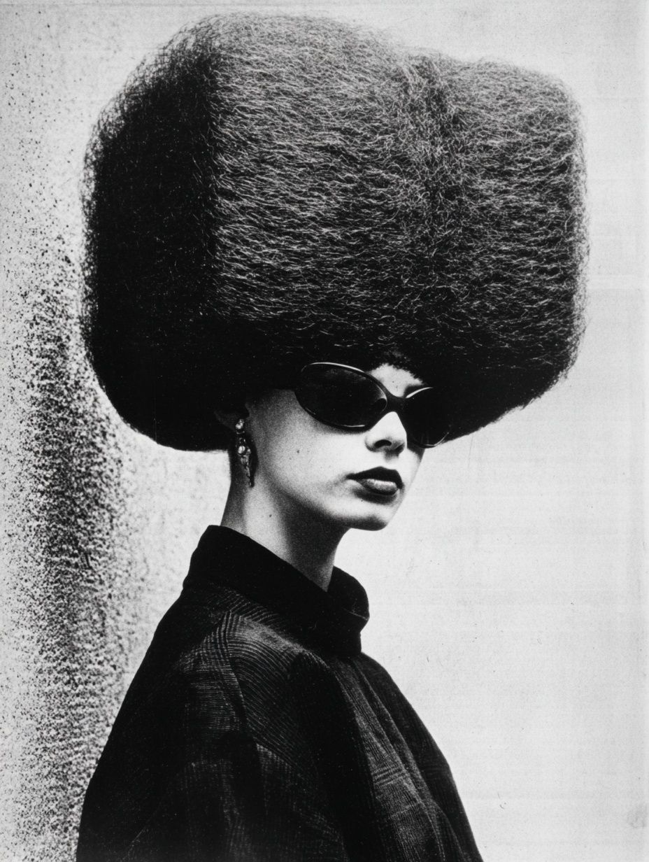 Bold Fashion Statement — Black and White Print. poster detail