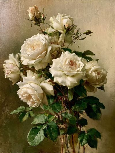 White Roses Fine-Art Print.