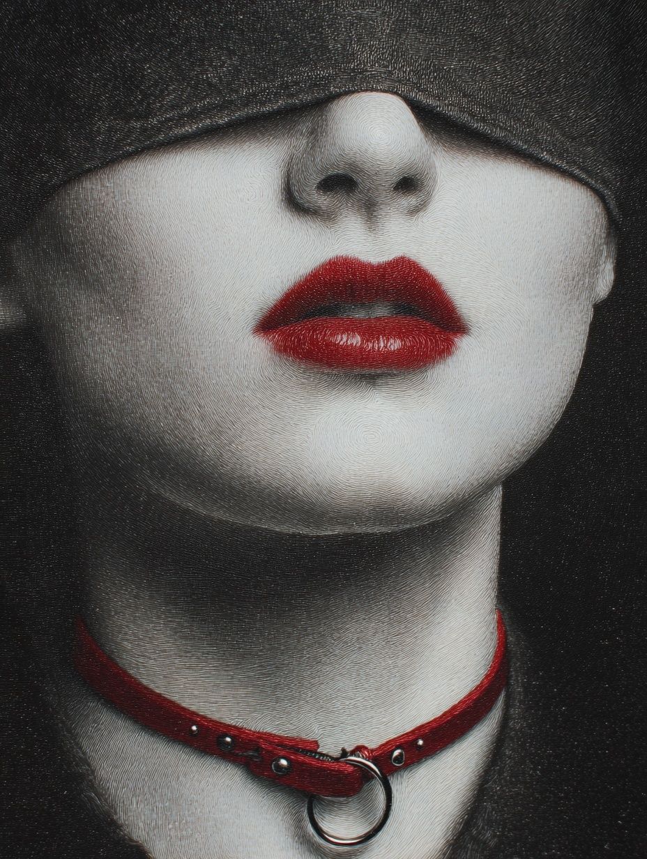 Mysterious Woman — Fine Art Print. poster detail