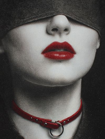 Mysterious Woman — Fine Art Print. poster