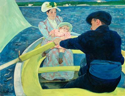 Boating Party (1893–1894) Mary Cassatt. poster print