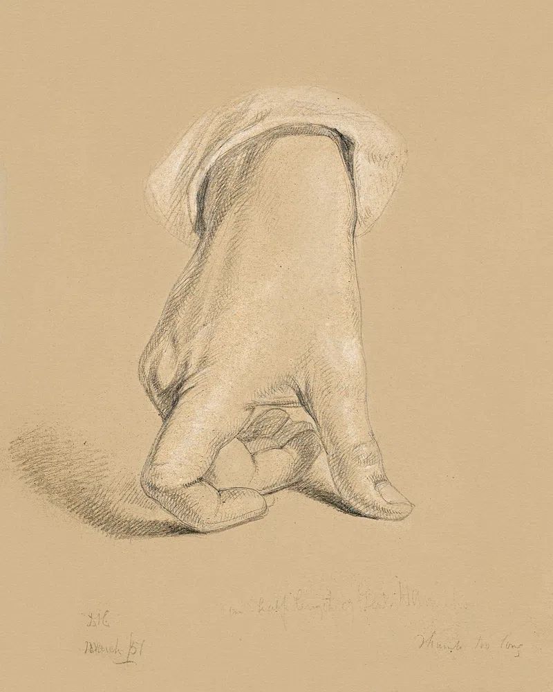 Artistic Hand Gesture — Fine Art Print. poster detail