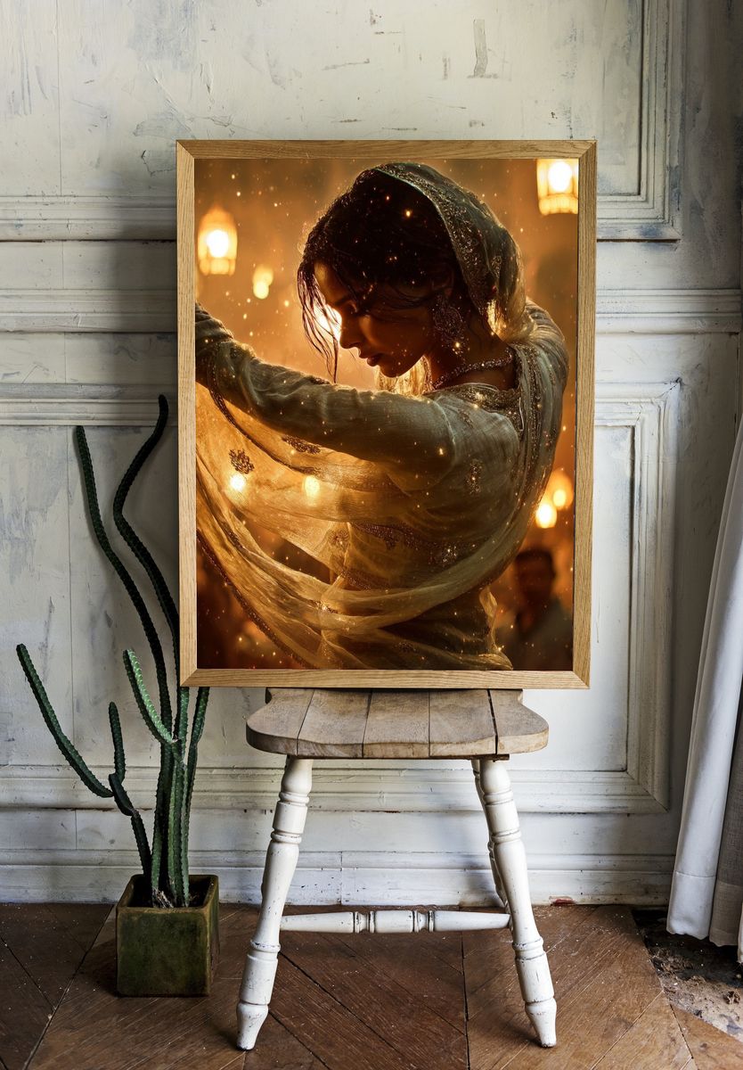 Dancer in Ethereal Light — Fine Art Print room preview