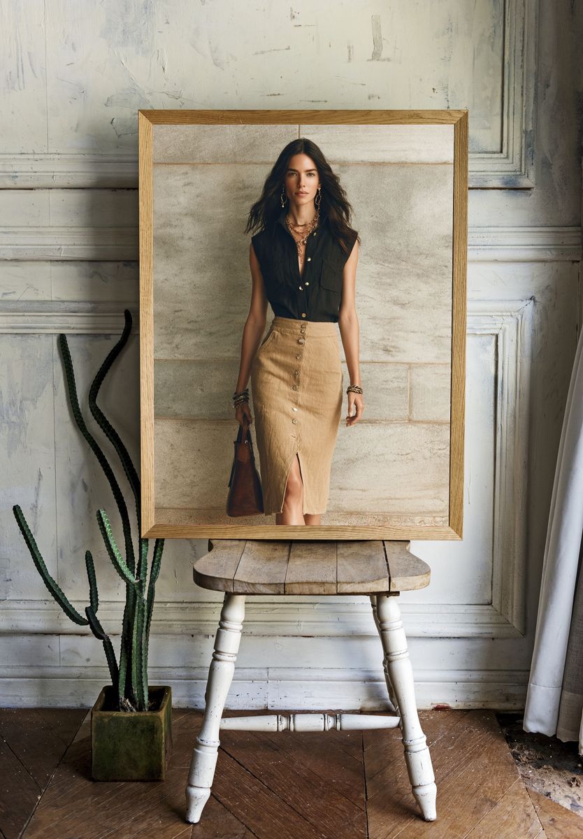 Fashion Portrait Photography Poster. — room view 1