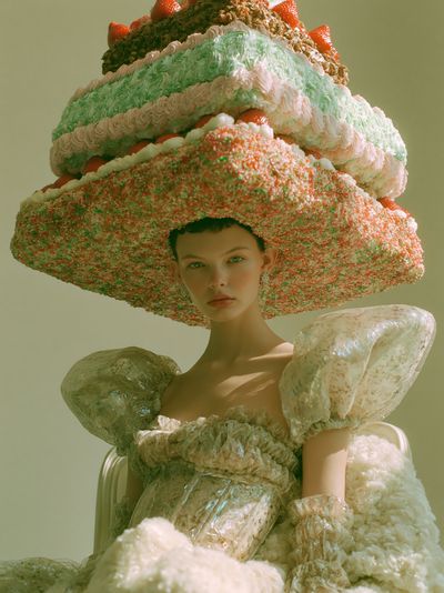 Avant-Garde Fashion Portrait Poster.