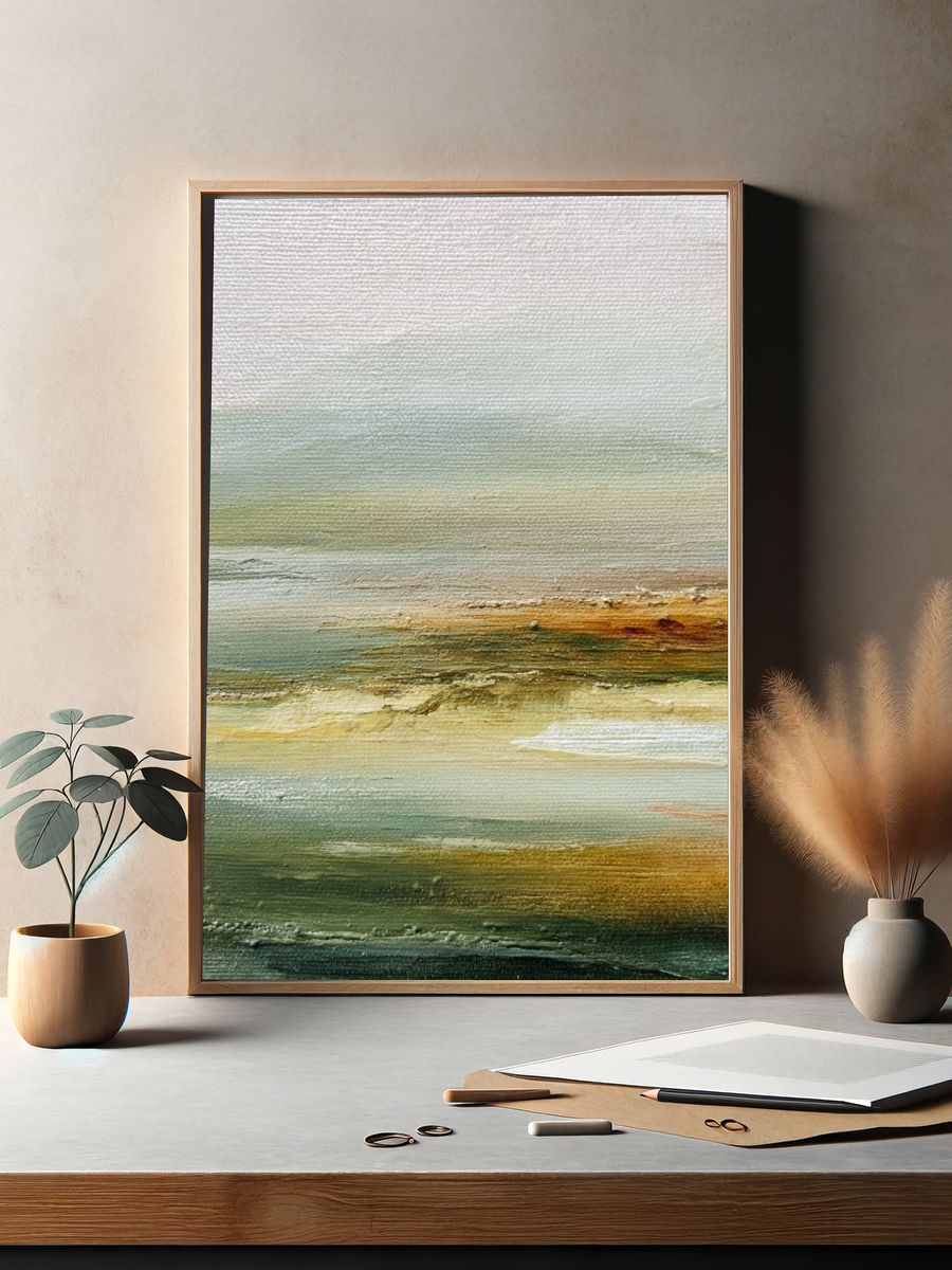 Serene Landscape — Fine Art Print. — room view 2