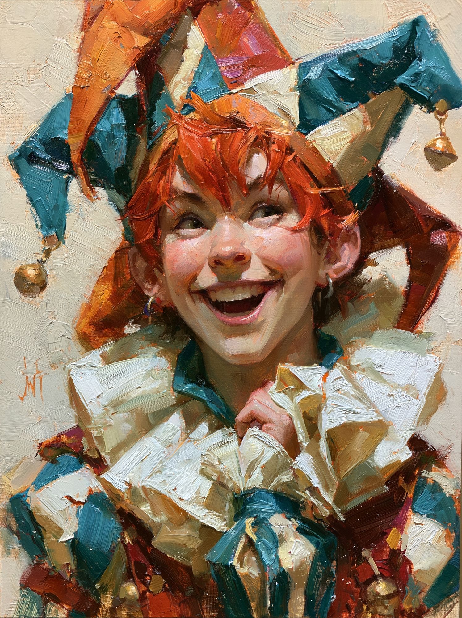Jester Portrait Fine-Art Poster. poster — fine-art art