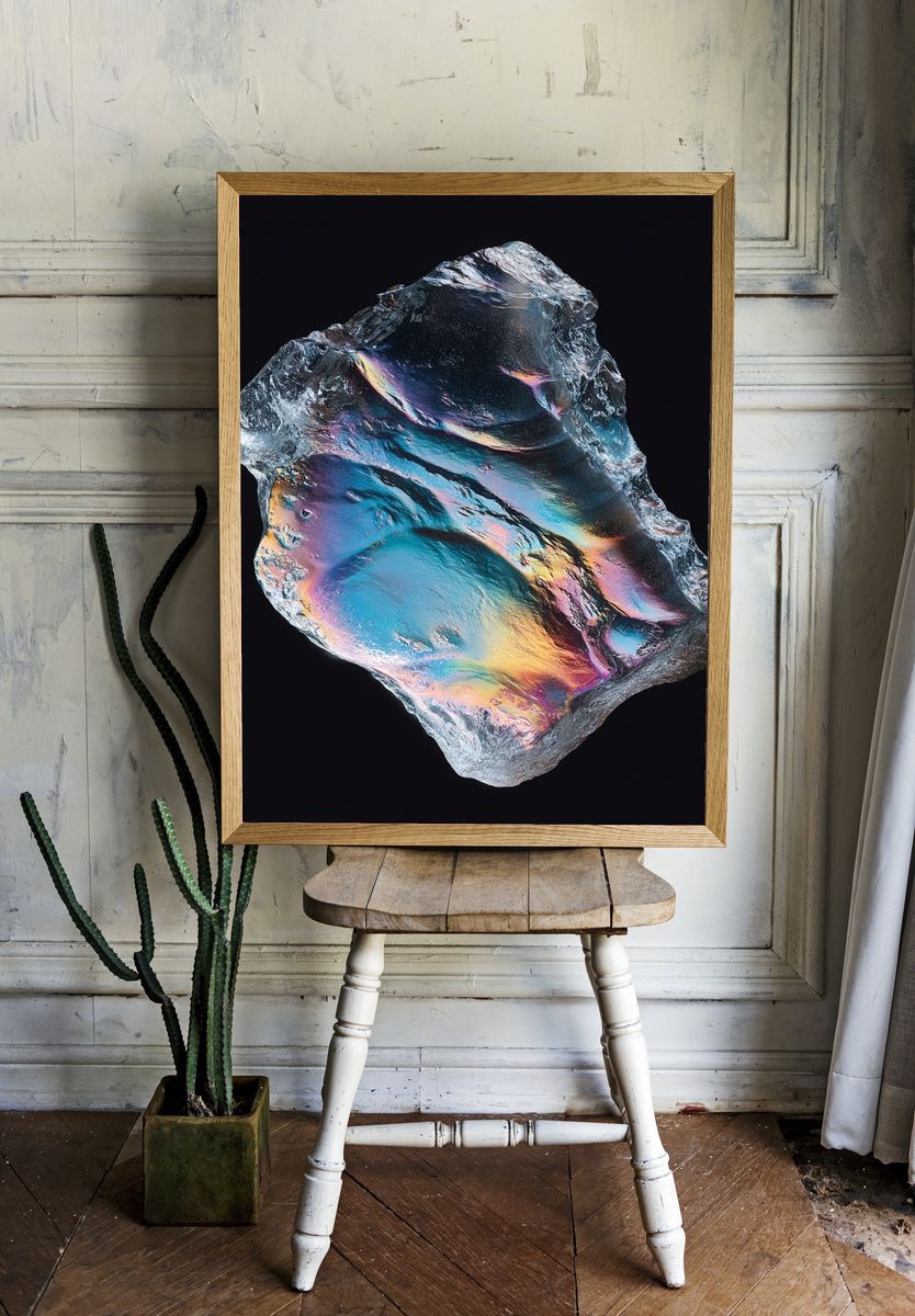 Iridescent Crystal — Fine Art Print room preview